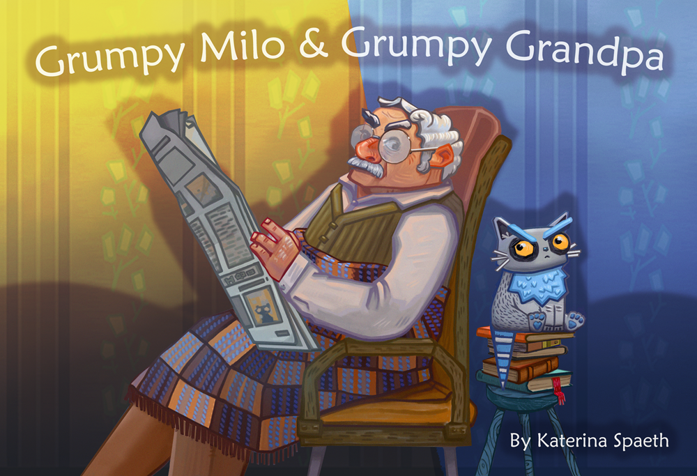 Grumpy Milo & Grumpy Grandpa (English/Ukrainian Bilingual Edition)